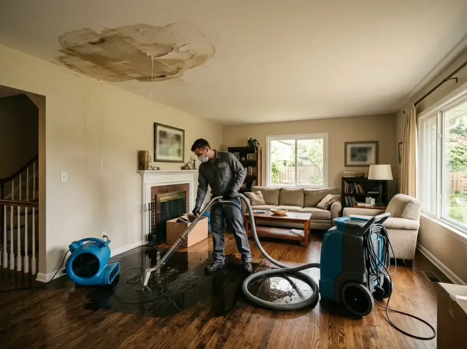attic-pipe-burst-ceiling-drip-008 — frequently asked questions, Water Damage Restoration & Carpet Care in Lindenhurst, IL